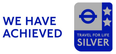 Travel for Life School silver logo